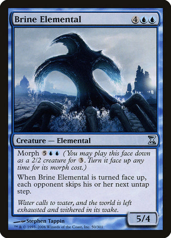 Brine Elemental [Time Spiral] Magic: The Gathering