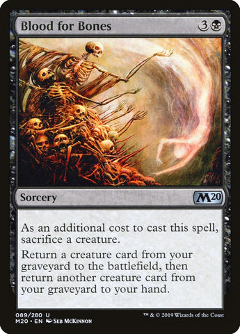 Blood for Bones [Core Set 2020] Magic: The Gathering
