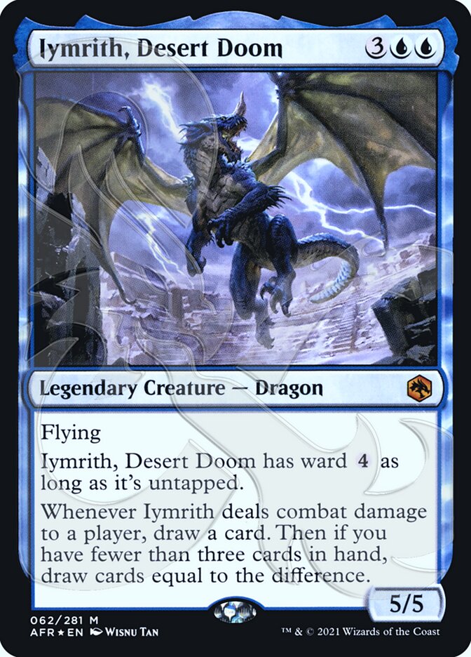Iymrith, Desert Doom (Ampersand Promo) [Dungeons & Dragons: Adventures in the Forgotten Realms Promos] Magic: The Gathering