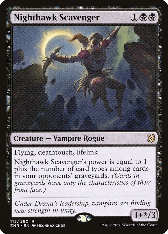 Nighthawk Scavenger [Zendikar Rising] Magic: The Gathering