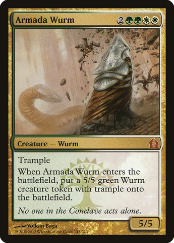 Armada Wurm [Return to Ravnica] Magic: The Gathering
