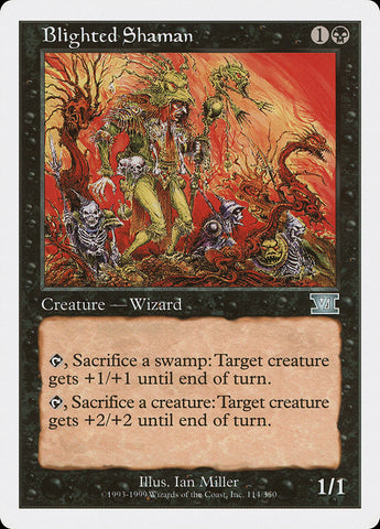 Blighted Shaman [Classic Sixth Edition] Magic: The Gathering