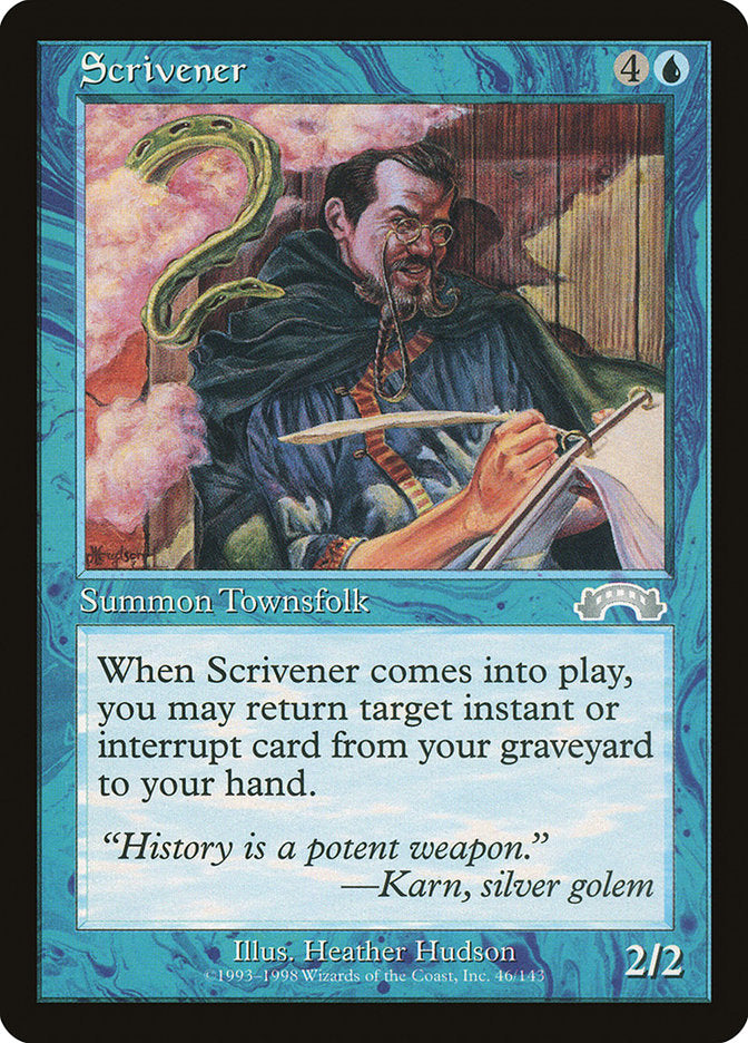 Scrivener [Exodus] Magic: The Gathering