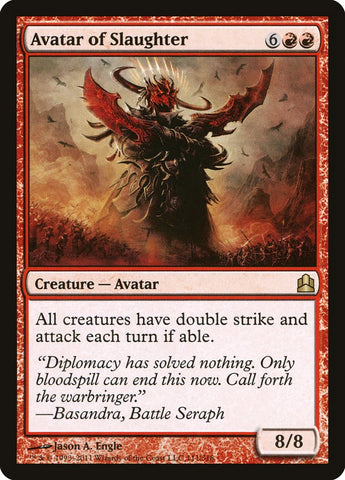 Avatar of Slaughter [Commander 2011] Magic: The Gathering