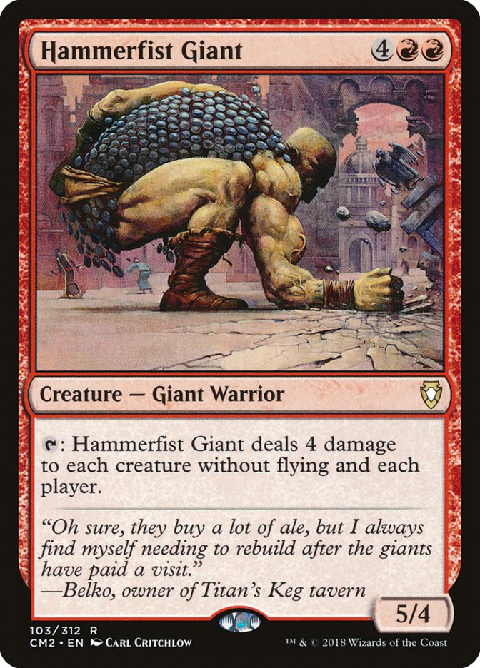 Hammerfist Giant [Commander Anthology Volume II] Magic: The Gathering