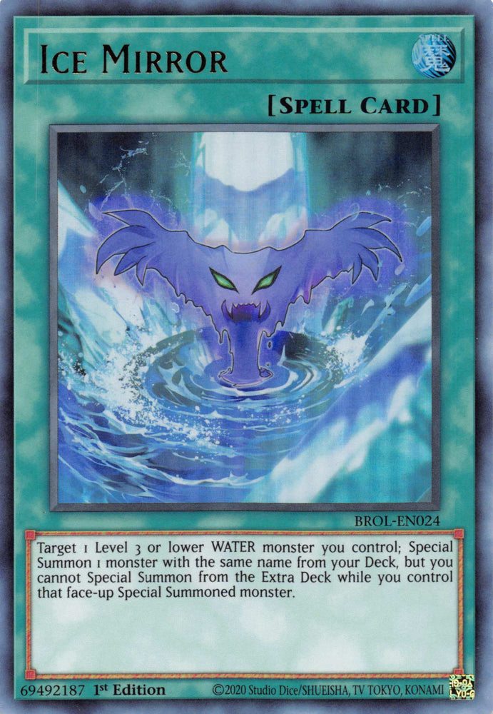 Ice Mirror [BROL-EN024] Ultra Rare Yu-Gi-Oh!