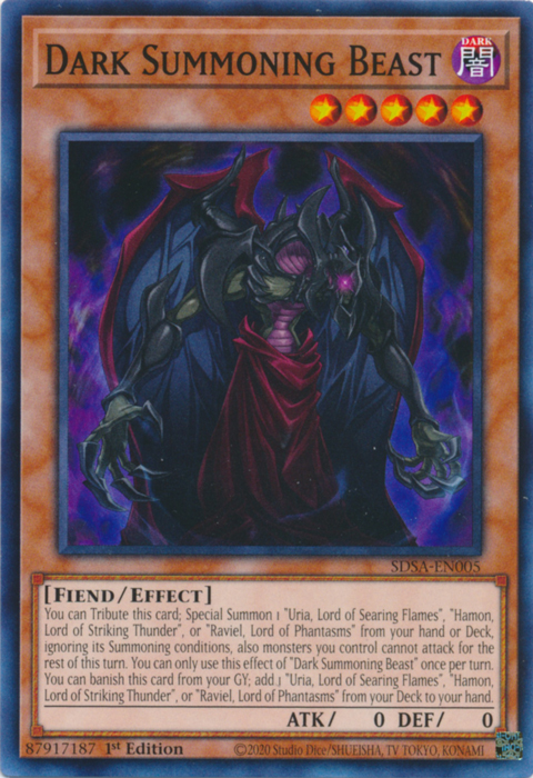 Dark Summoning Beast [SDSA-EN005] Common Yu-Gi-Oh!