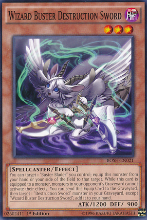 Wizard Buster Destruction Sword [BOSH-EN021] Common Yu-Gi-Oh!