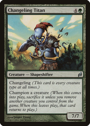 Changeling Titan [Lorwyn] Magic: The Gathering