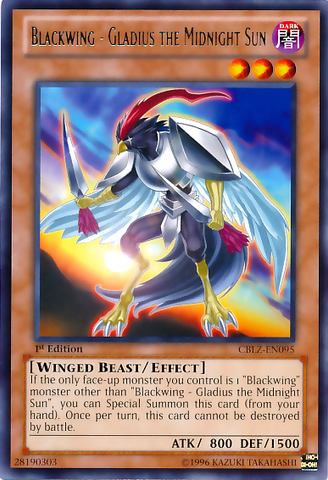 Blackwing - Gladius the Midnight Sun [CBLZ-EN095] Rare Yu-Gi-Oh!