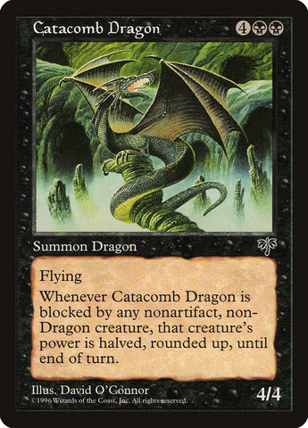 Catacomb Dragon [Mirage] Magic: The Gathering