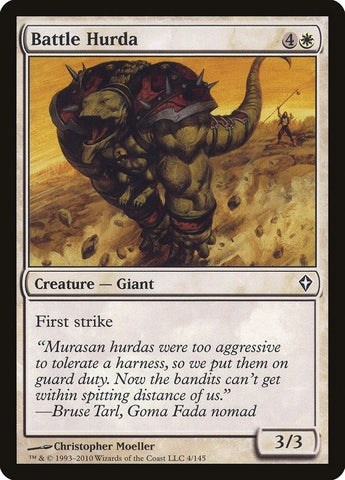 Battle Hurda [Worldwake] Magic: The Gathering