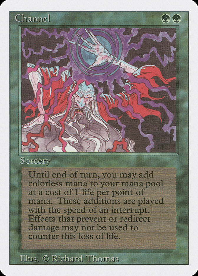Channel [Revised Edition] Magic: The Gathering