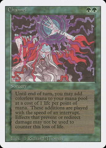 Channel [Revised Edition] Magic: The Gathering