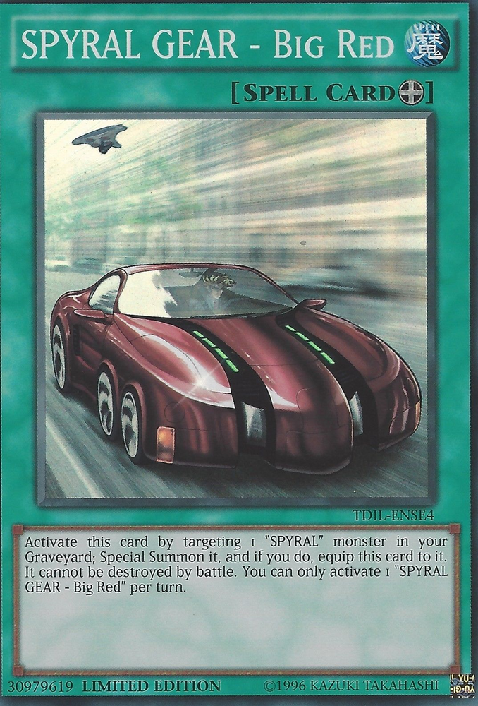 SPYRAL GEAR - Big Red [TDIL-ENSE4] Super Rare Yu-Gi-Oh!