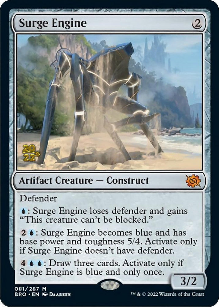 Surge Engine [The Brothers' War Prerelease Promos] Magic: The Gathering