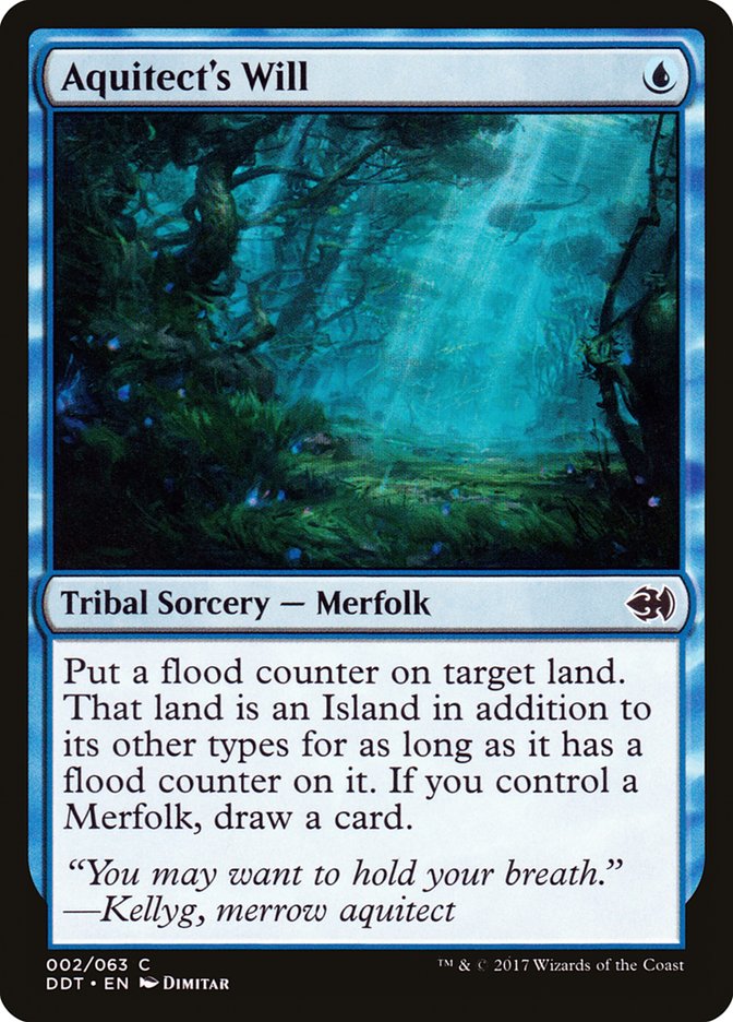 Aquitect's Will [Duel Decks: Merfolk vs. Goblins] Magic: The Gathering