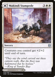 Makindi Stampede // Makindi Mesas [Zendikar Rising] Magic: The Gathering