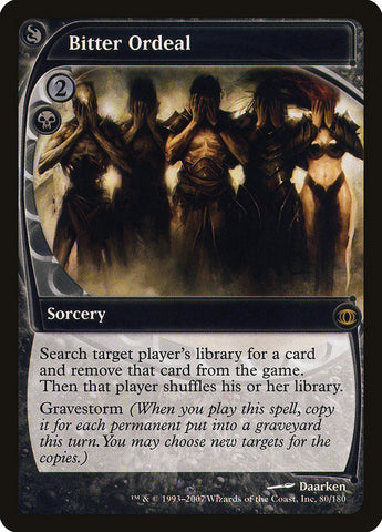 Bitter Ordeal [Future Sight] Magic: The Gathering