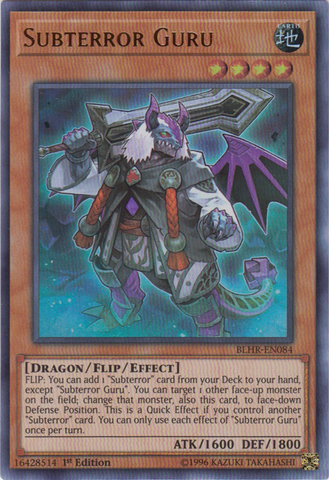 Subterror Guru [BLHR-EN084] Ultra Rare Yu-Gi-Oh!