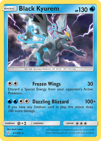 Black Kyurem (61/236) [Sun & Moon: Cosmic Eclipse] Pokémon