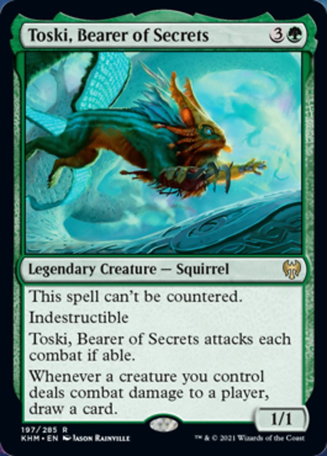 Toski, Bearer of Secrets [Kaldheim] Magic: The Gathering