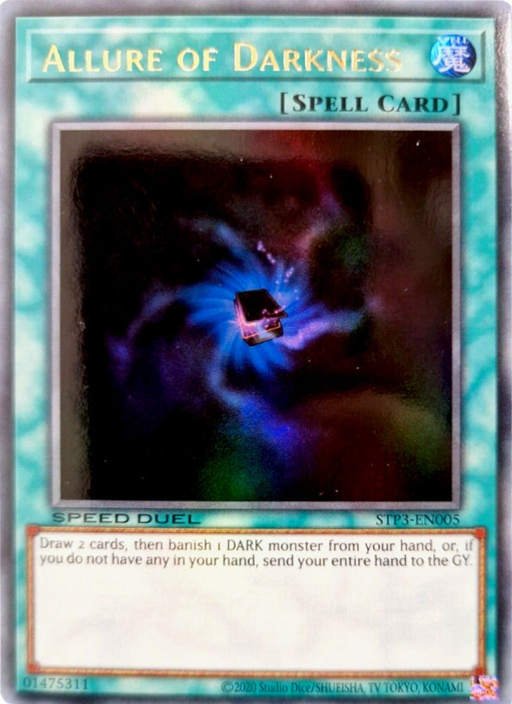 Allure of Darkness [STP3-EN005] Ultra Rare Yu-Gi-Oh!