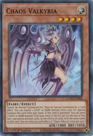 Chaos Valkyria [TOCH-EN008] Super Rare Yu-Gi-Oh!