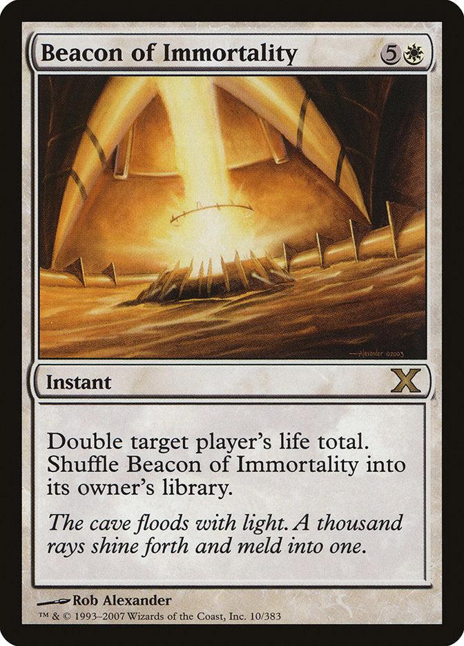 Beacon of Immortality [Tenth Edition] Magic: The Gathering
