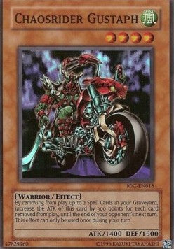 Chaosrider Gustaph [IOC-EN018] Super Rare Yu-Gi-Oh!