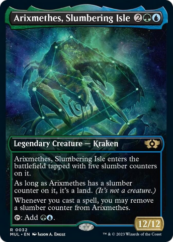 Arixmethes, Slumbering Isle [Multiverse Legends] Magic: The Gathering