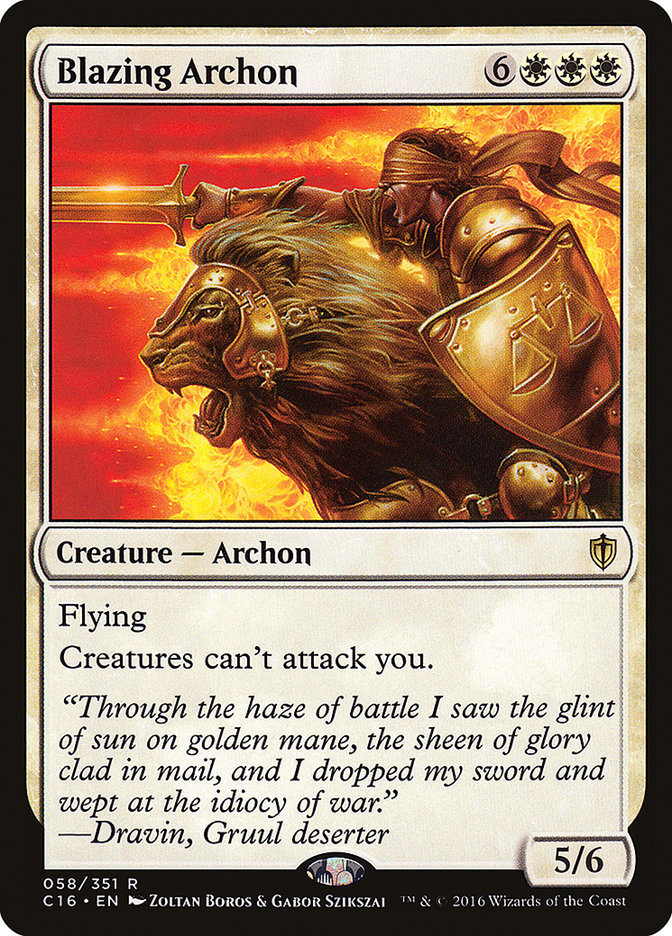 Blazing Archon [Commander 2016] Magic: The Gathering