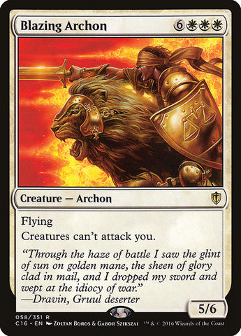 Blazing Archon [Commander 2016] Magic: The Gathering