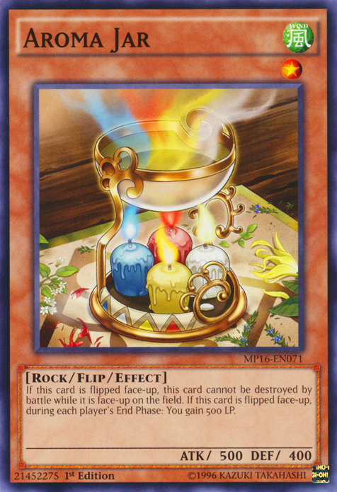 Aroma Jar [MP16-EN071] Common Yu-Gi-Oh!