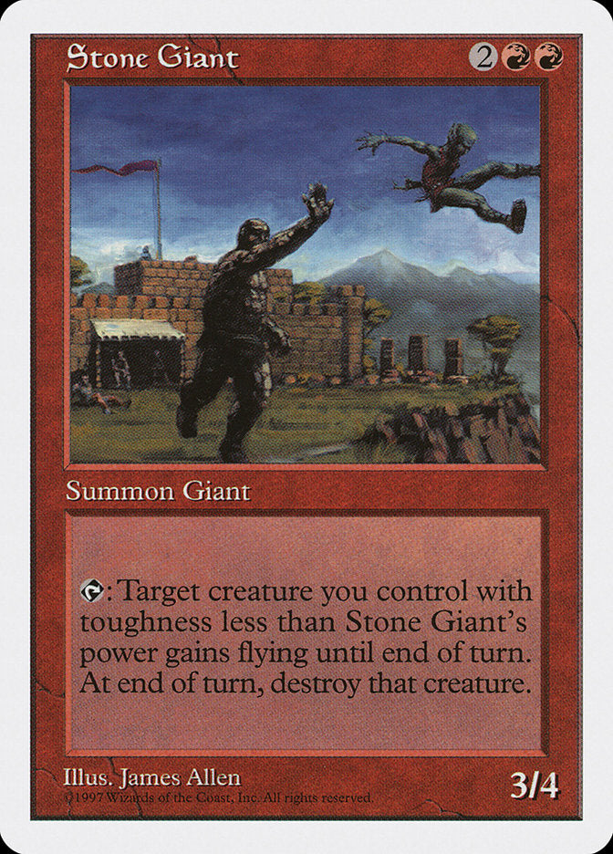 Stone Giant [Fifth Edition] Magic: The Gathering