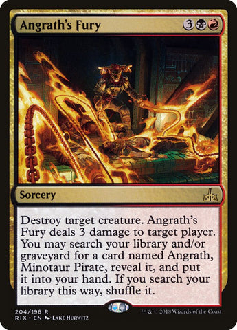 Angrath's Fury [Rivals of Ixalan] Magic: The Gathering