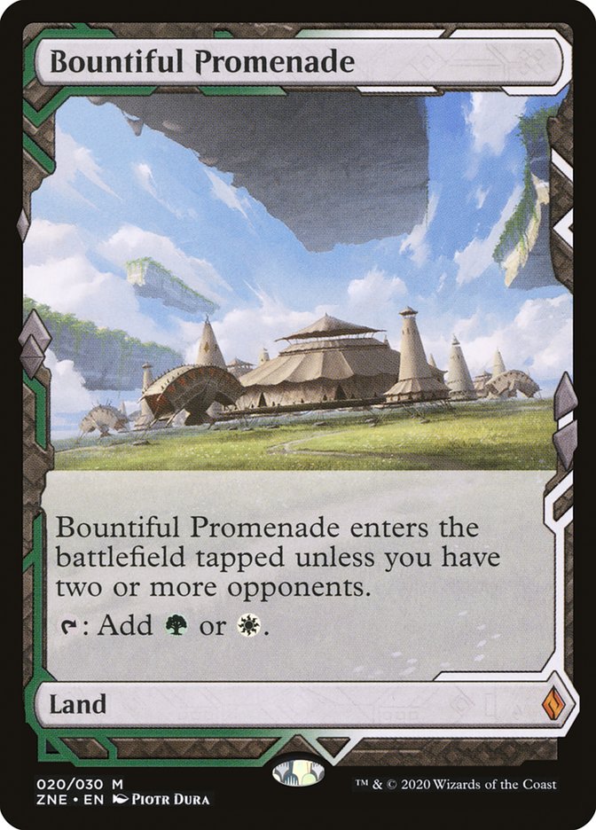 Bountiful Promenade (Expeditions) [Zendikar Rising Expeditions] Magic: The Gathering
