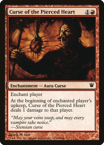 Curse of the Pierced Heart [Innistrad] Magic: The Gathering