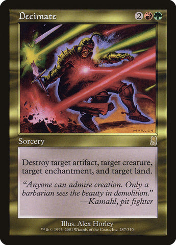 Decimate [Odyssey] Magic: The Gathering