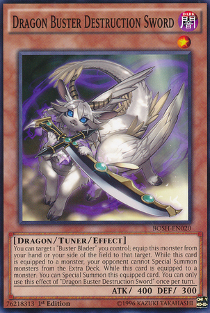 Dragon Buster Destruction Sword [BOSH-EN020] Common Yu-Gi-Oh!