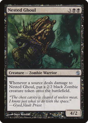 Nested Ghoul [Mirrodin Besieged] Magic: The Gathering