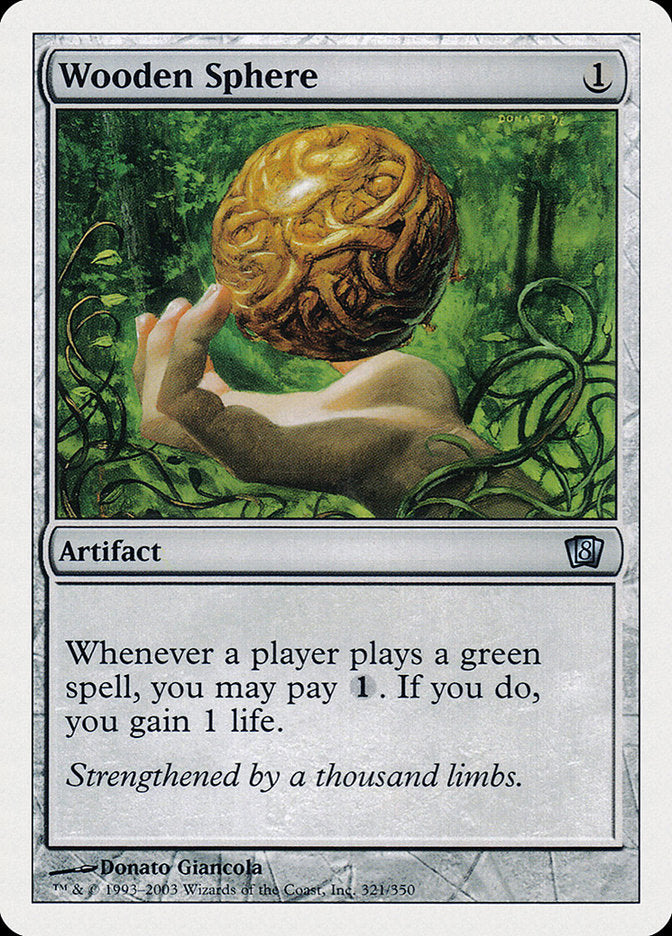 Wooden Sphere [Eighth Edition] Magic: The Gathering