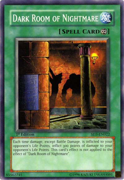 Dark Room of Nightmare [SD3-EN022] Common Yu-Gi-Oh!