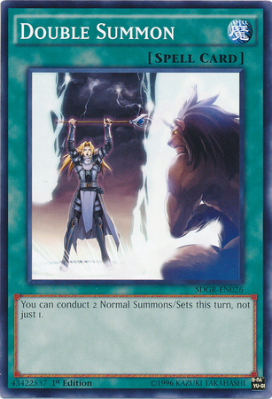 Double Summon [SDGR-EN026] Common Yu-Gi-Oh!