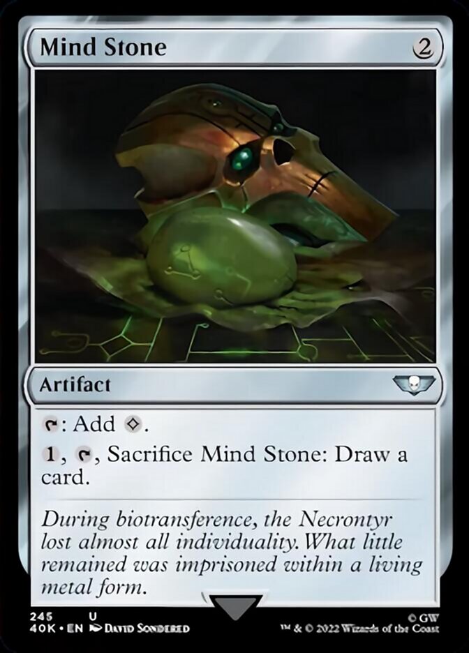 Mind Stone (245) (Surge Foil) [Warhammer 40,000] Magic: The Gathering