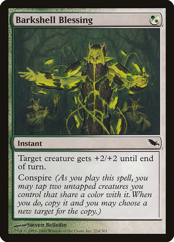 Barkshell Blessing [Shadowmoor] Magic: The Gathering
