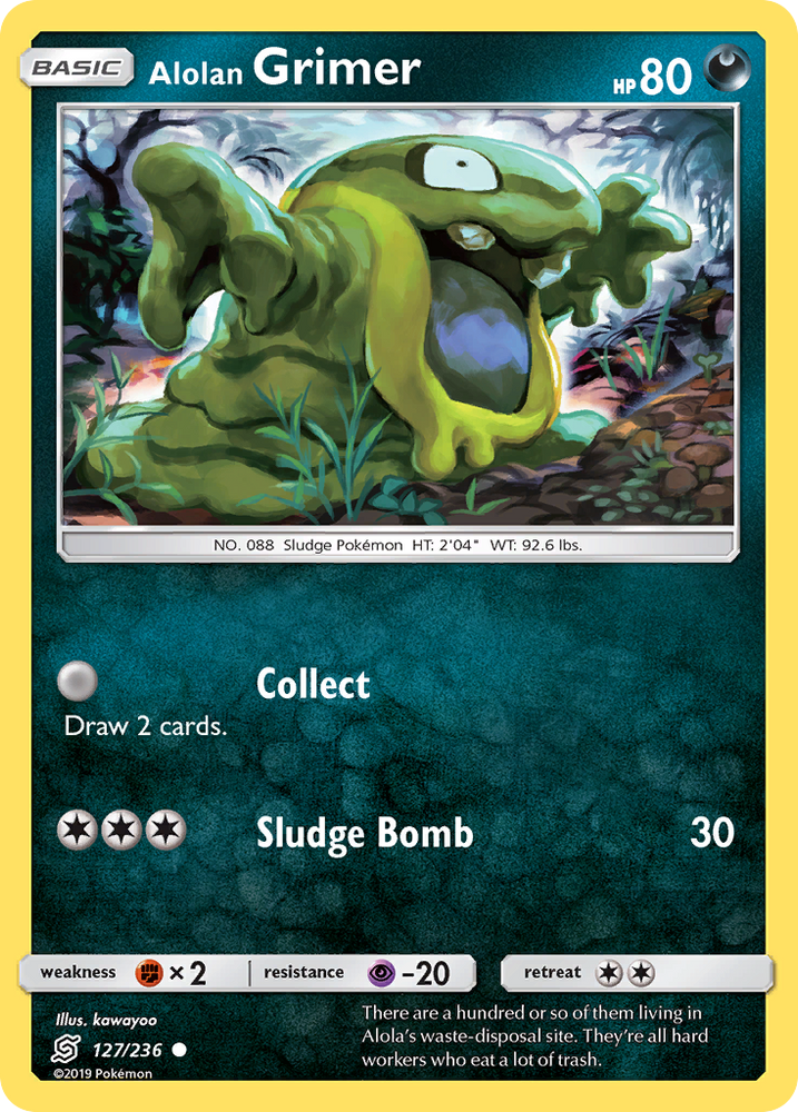 Alolan Grimer (127/236) [Sun & Moon: Unified Minds] Pokémon