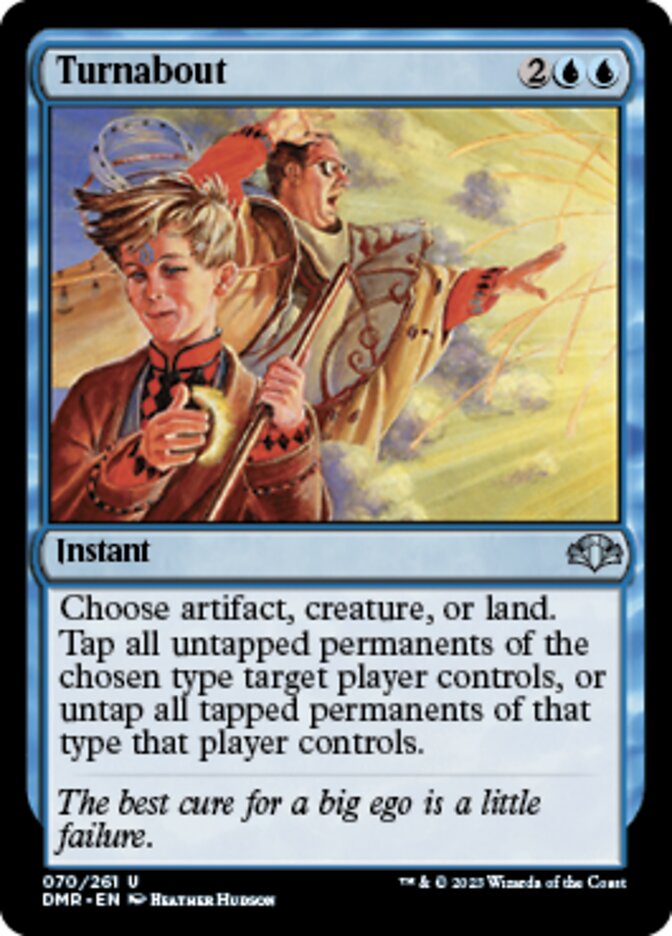 Turnabout [Dominaria Remastered] Magic: The Gathering
