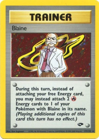 Blaine (17/132) [Gym Challenge Unlimited] Pokémon