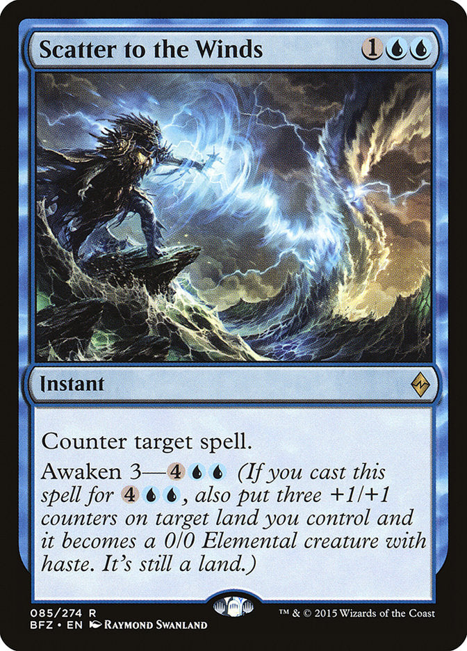 Scatter to the Winds [Battle for Zendikar] Magic: The Gathering
